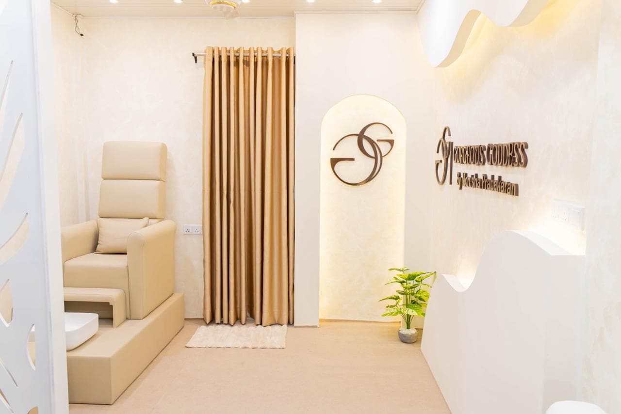 Welcoming salon space at Gorgeous Goddess